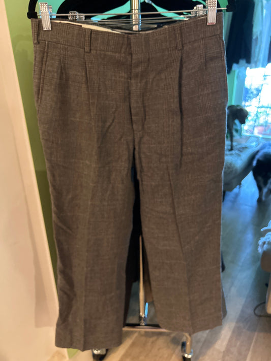 Nordstrom gray plaid slacks sz 32
