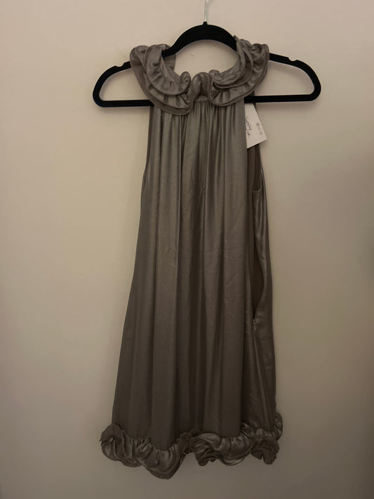 JM grey dress ruffled 93