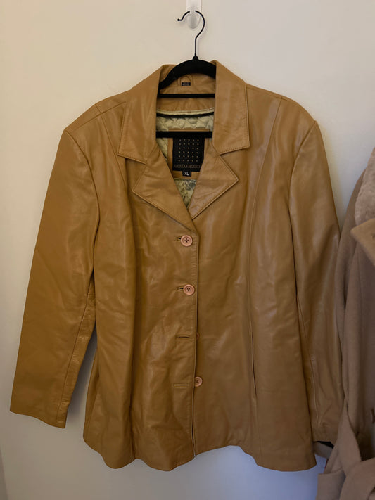 JM butter leather jacket 129