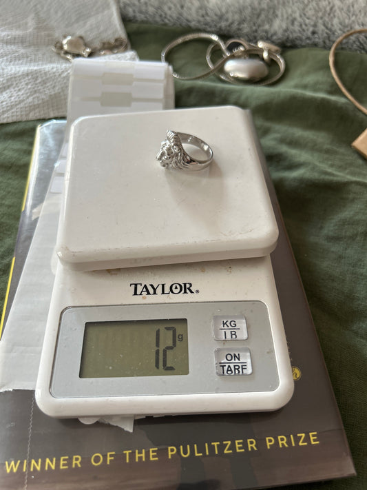 Lion face ring 01507K