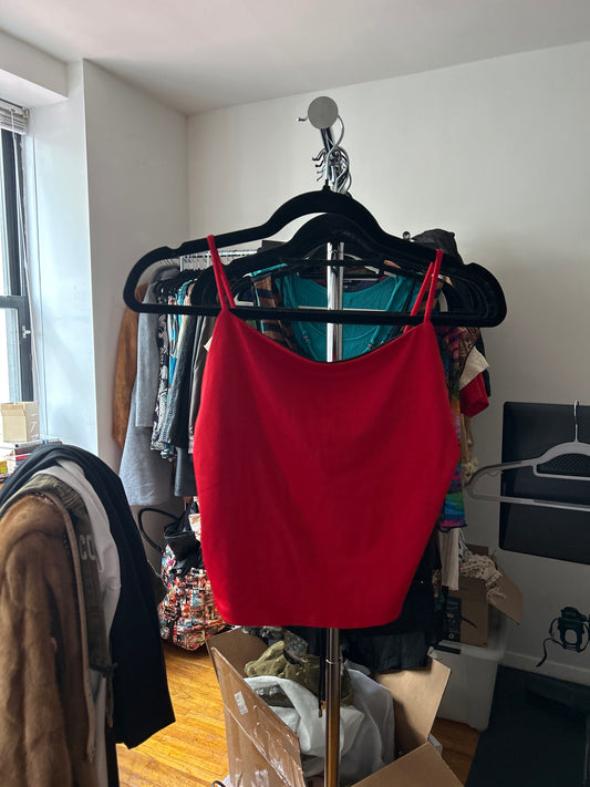 Canal red tank top