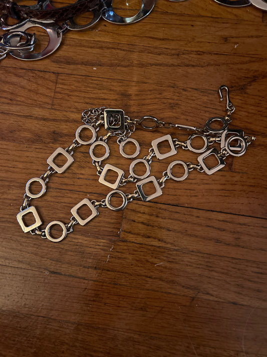 JB gold/silver chain belt 150
