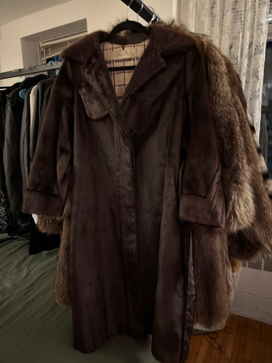 Pony hair brown jacket JM 29
