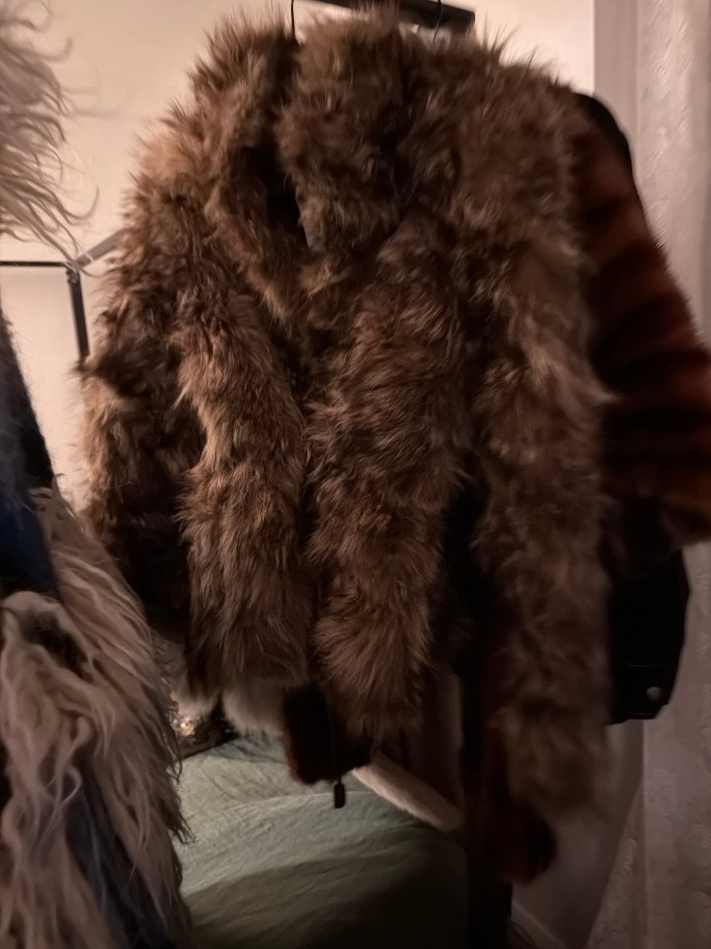Raccoon fur jacket JM 5