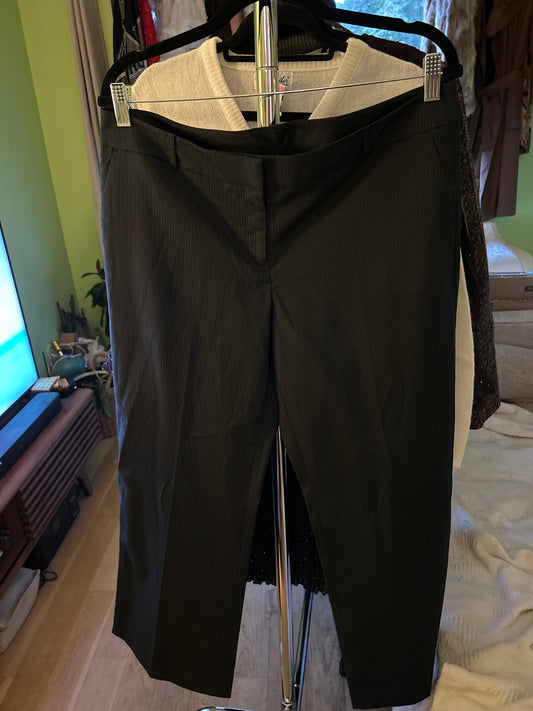 NY&Co black pinstripe pants
