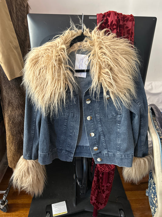 JM Denim faux fur jacket 229