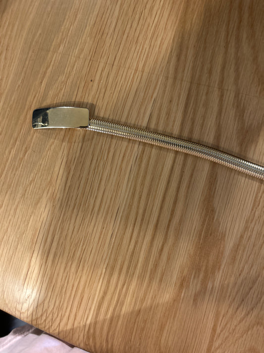 Gold elastic belt
