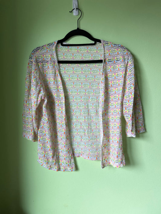 rainbow lace cover up