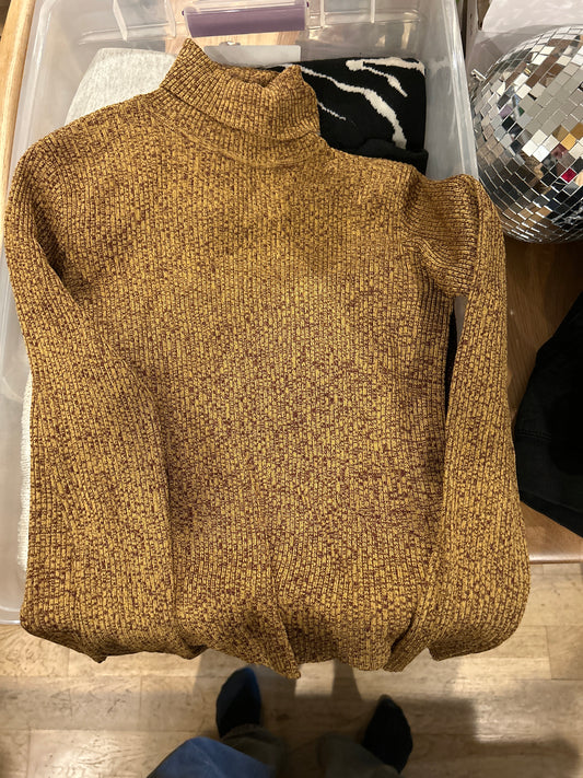 Gold/brown turtleneck