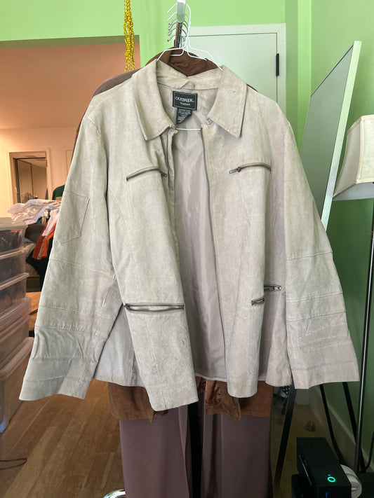Tan suede jacket