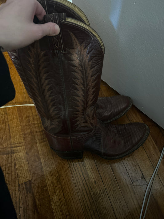 Street rat Cowboy boot brown/rust sz 8.5/9