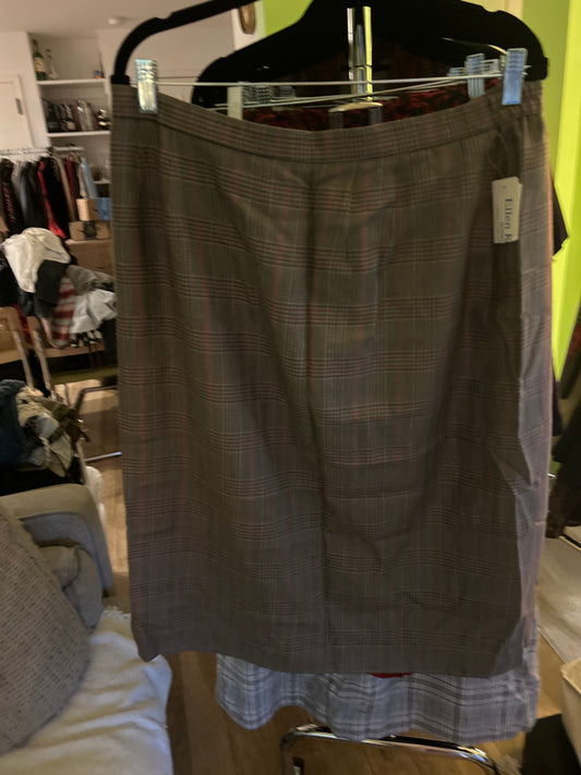 Ellen Kaye plaid skirt