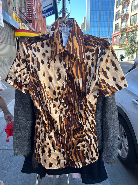 Dolce animal print top 0150BW