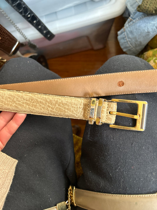 JM ivory belt 170