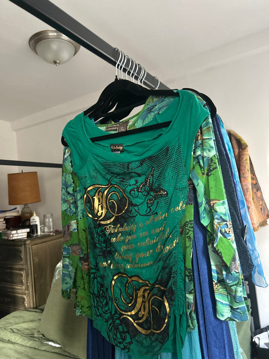 Fabulosity green top