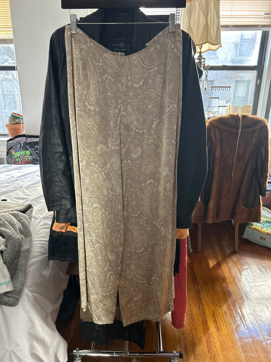 Express silver paisley pants