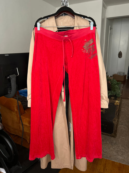 Red Juicy Couture Sweatpants