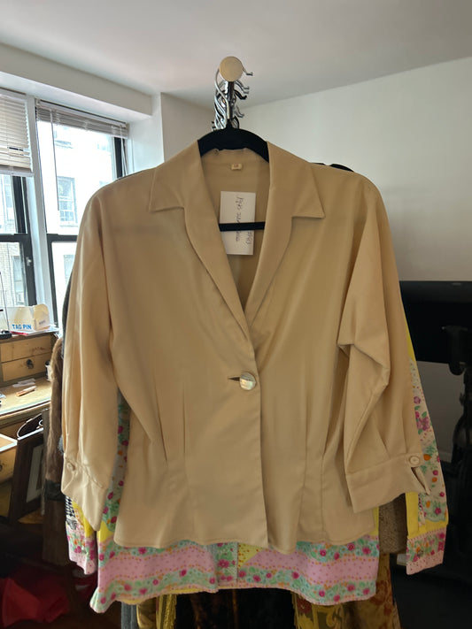 JM 250 1940s ivory blouse