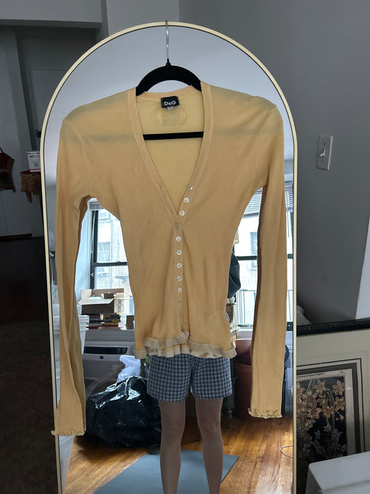 D&G creamsicle cardigan
