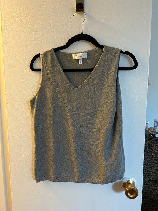 Grey escada sweater vest