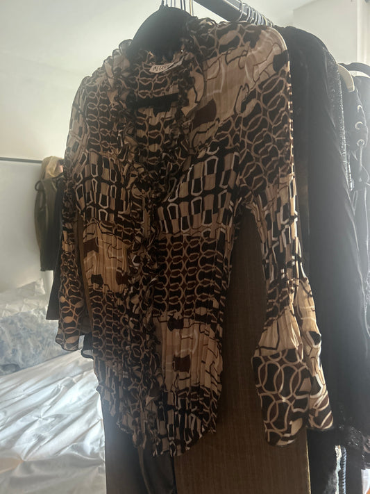 Allison Taylor pleated top