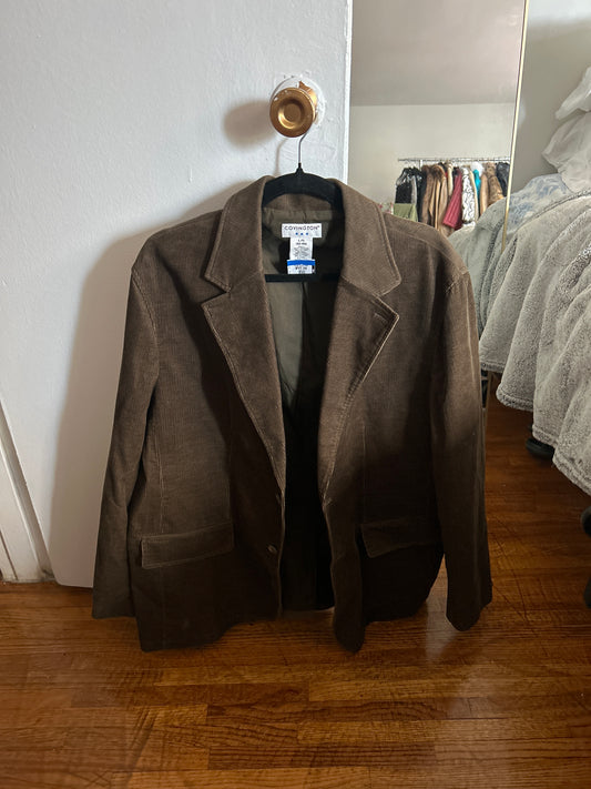 Covington brown corduroy blazer