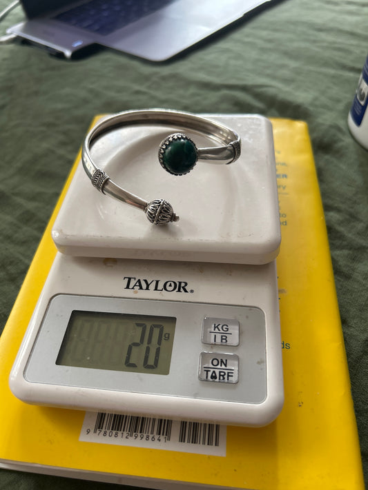 Armband with Aqua stone 015066