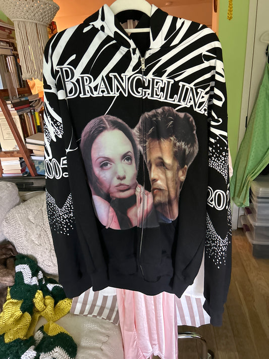 Praying brangelina zip up