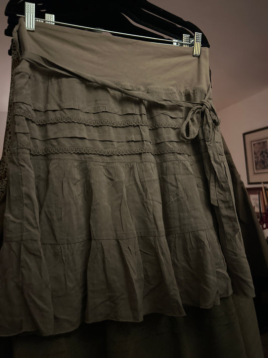 Blind date cotton skirt