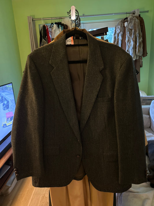Oversized wool blazer