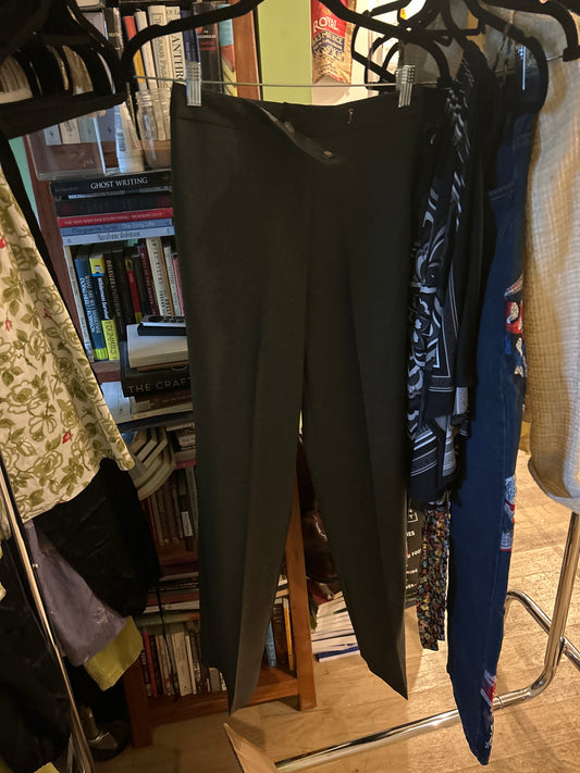 Charcoal gray slacks