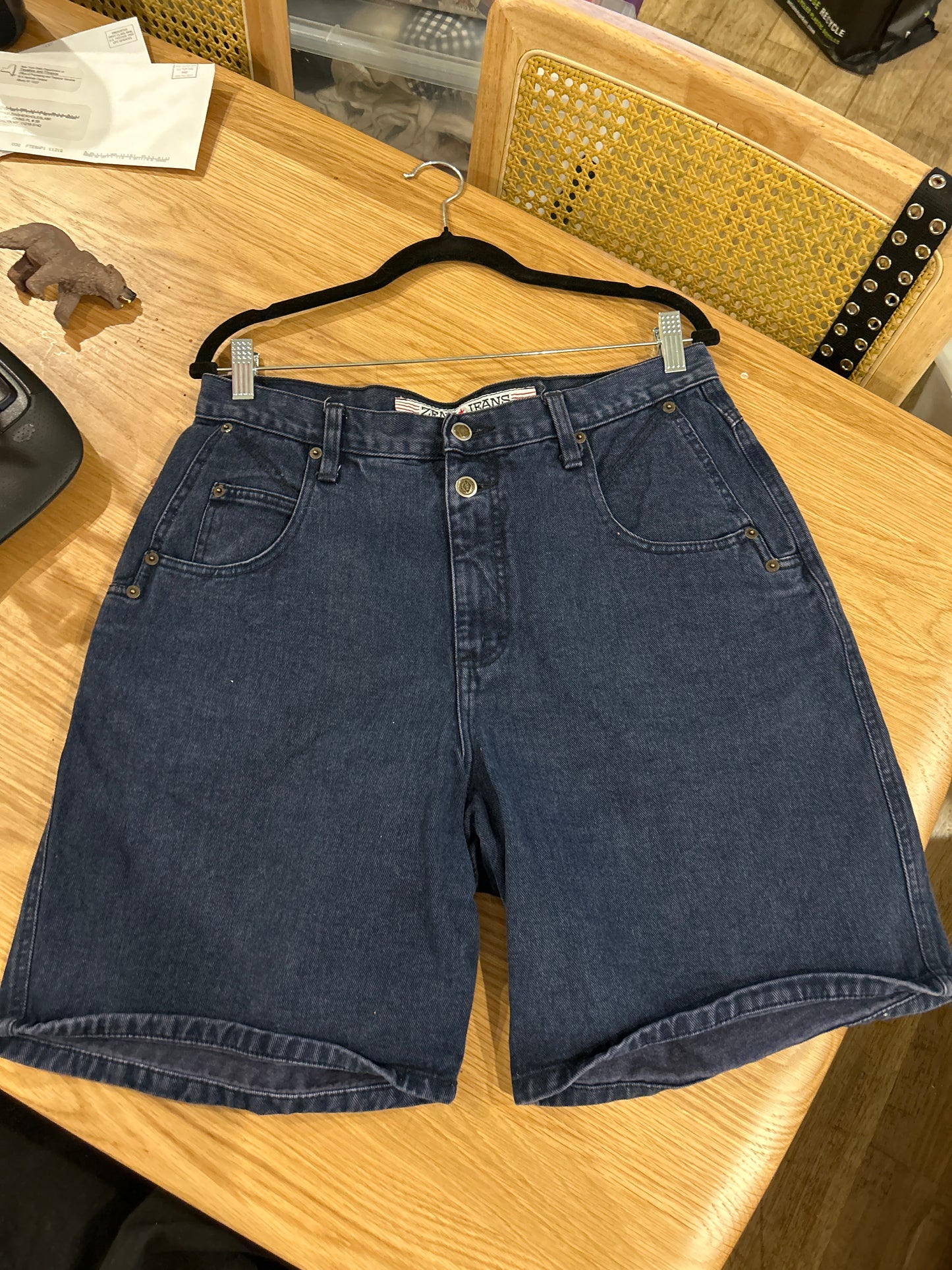 Zena Jeans denim shorts in navy