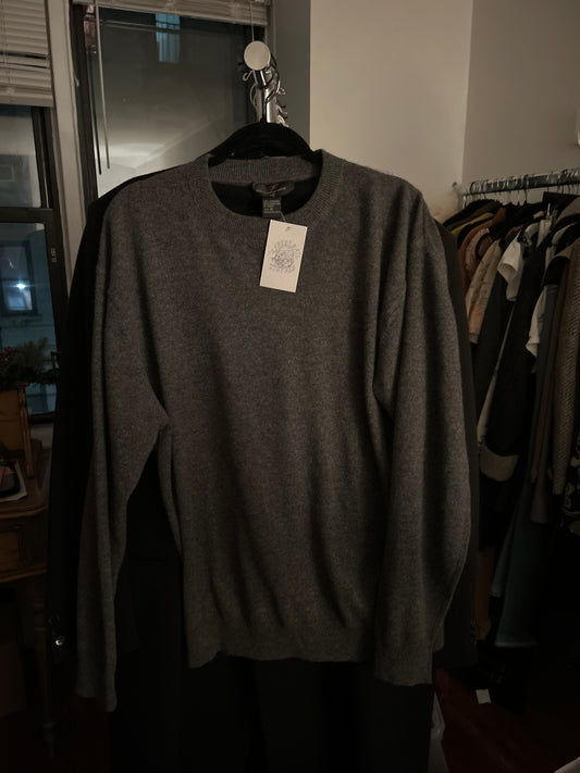 Grey cashmere sweater