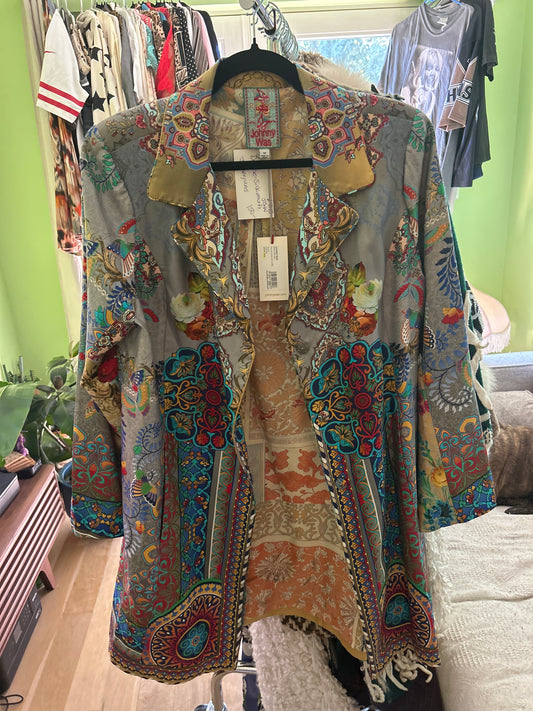 Johnny Was print jacket