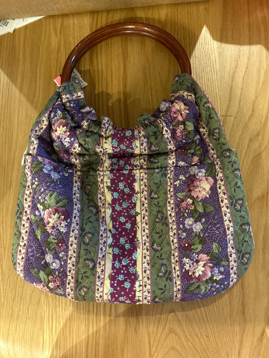 Floral fabric bag