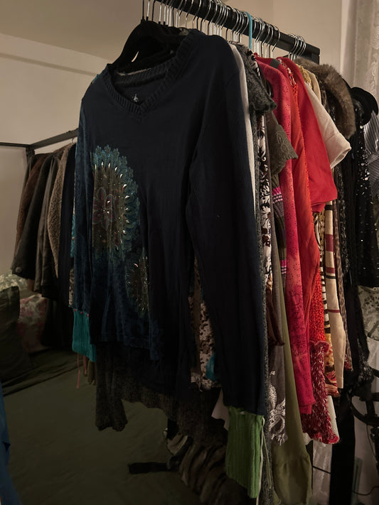 Desigual blue sweater