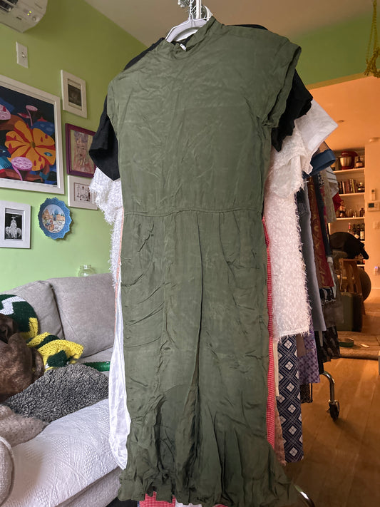 Green mermaid dress