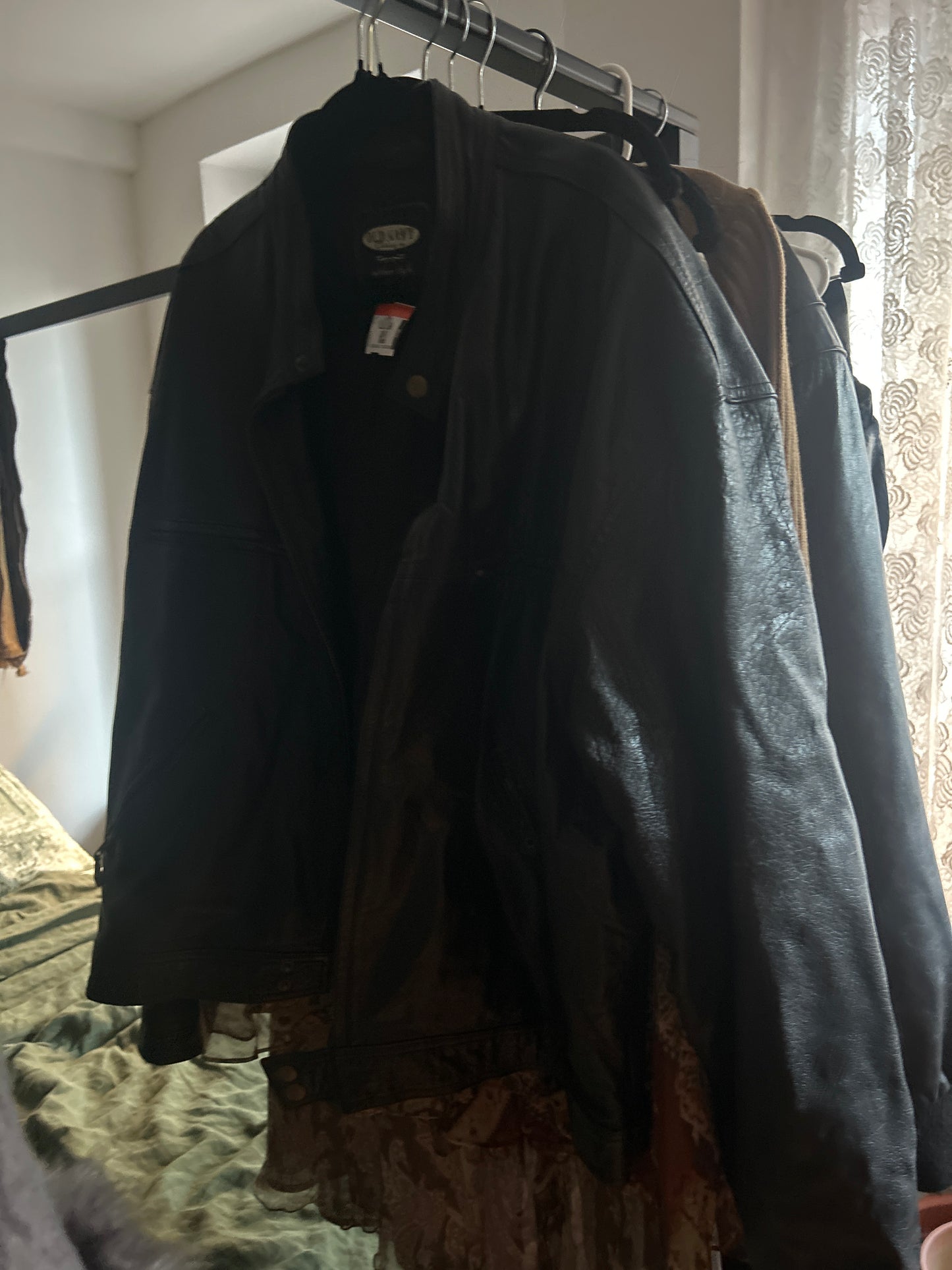 Vintage old navy leather jacket