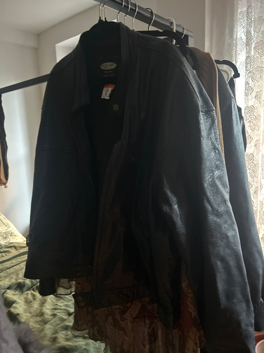 Vintage old navy leather jacket