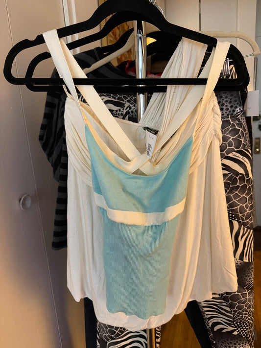 Valentino blue tank top