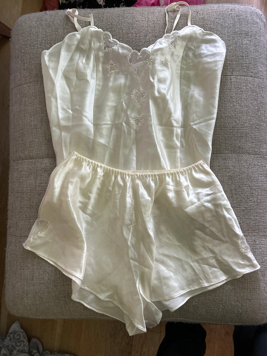 Heart cami/shorts set