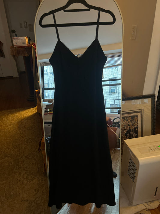 Black knit dress JM 315
