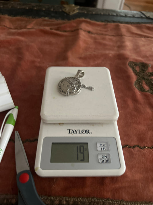 Large moon and star pendant 01509P