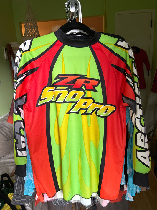 ZR Sno Pro flame shirt