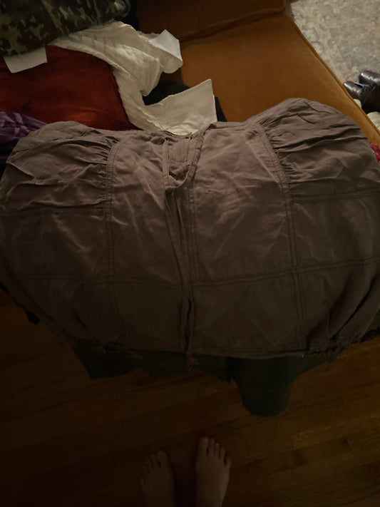 Made in Italy dark khaki skirt