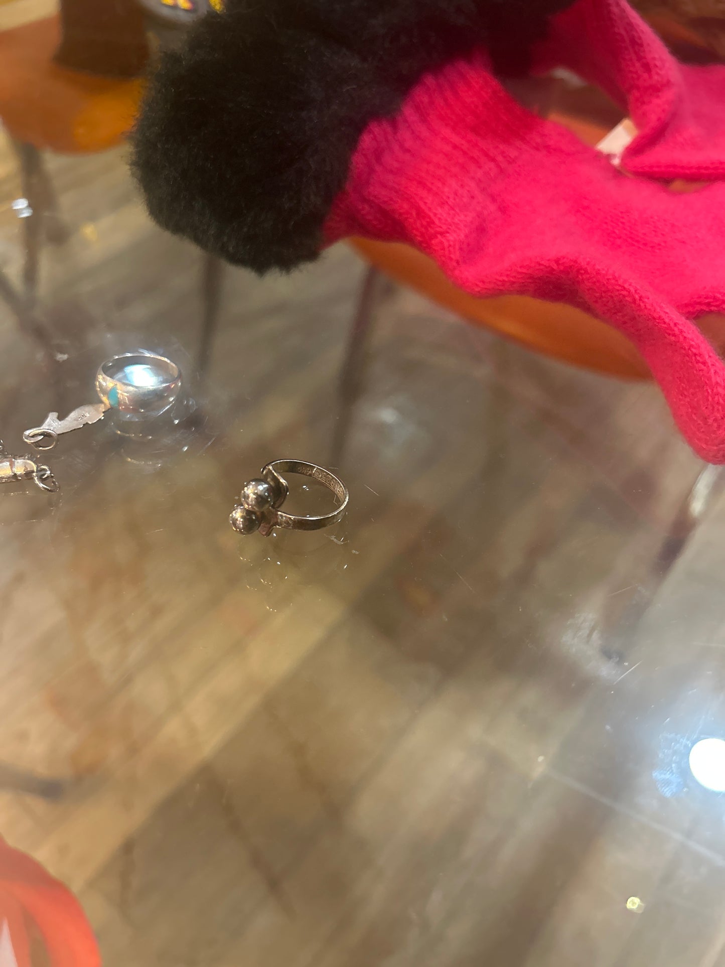 Sterling designer bypass ring 01502D