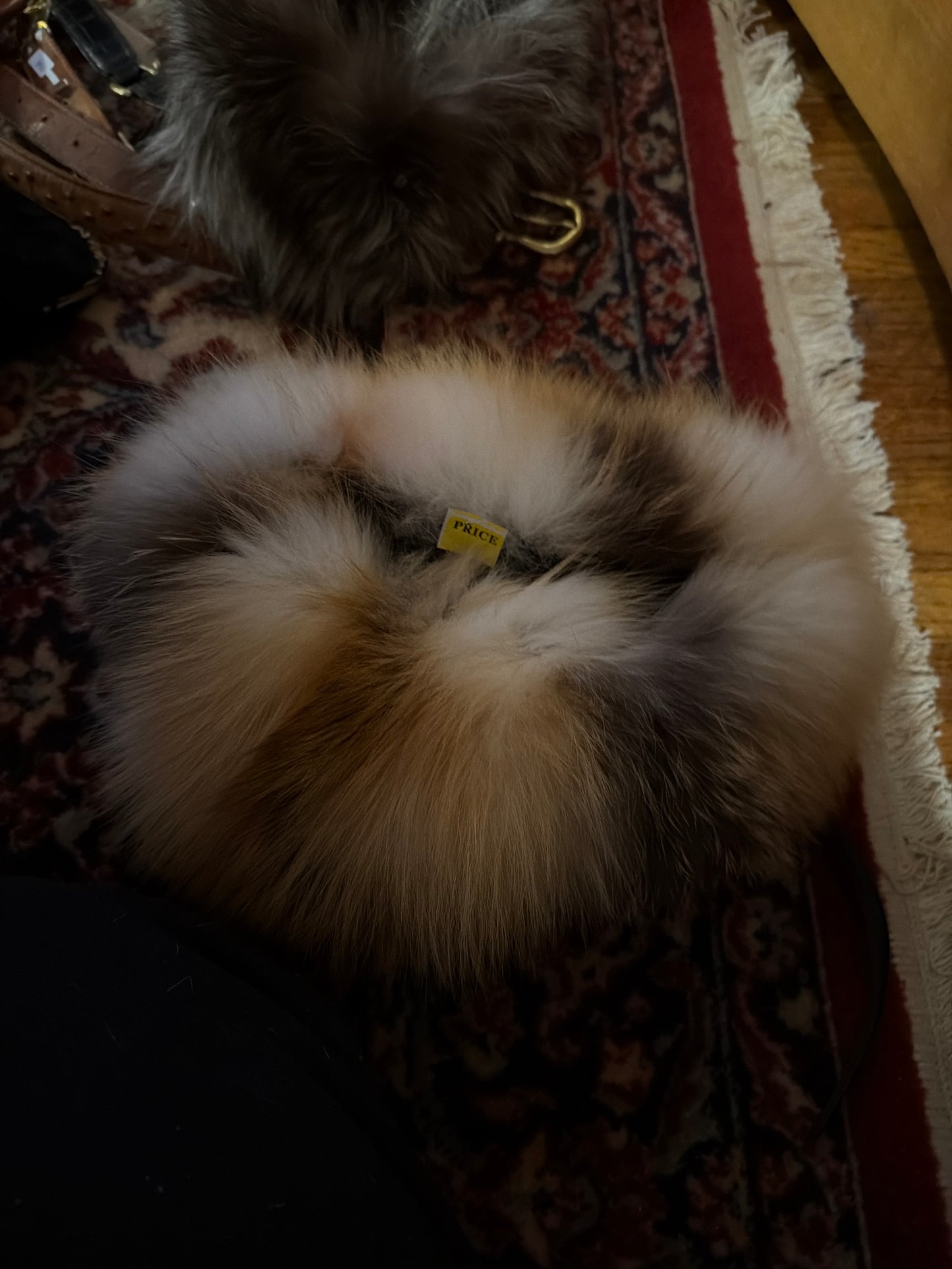 Red fox trapper hat JM 79