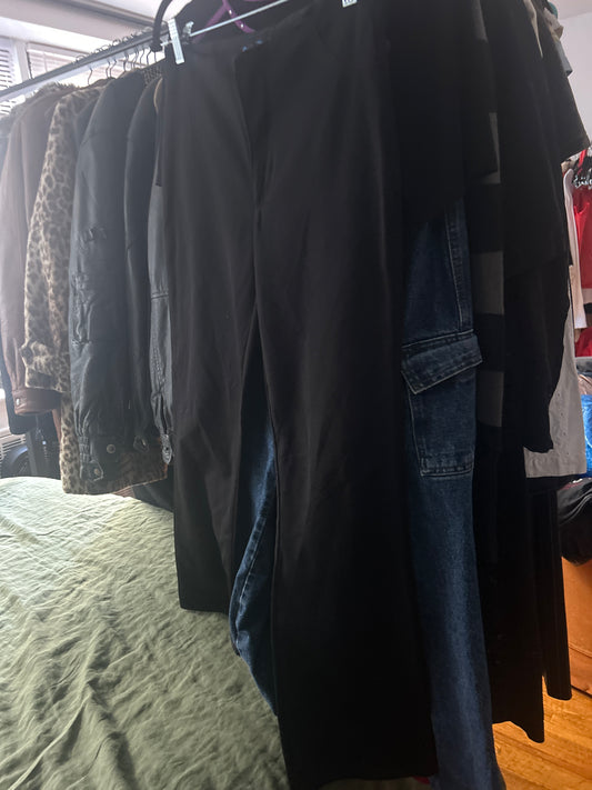 Paris blues black trousers