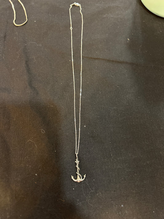 Anchor pendant necklace 015051