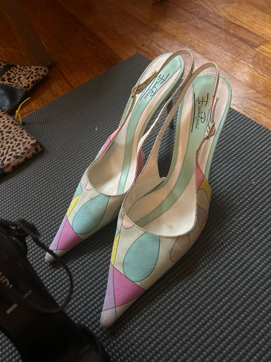 Emilio Pucci printed heel JM 333